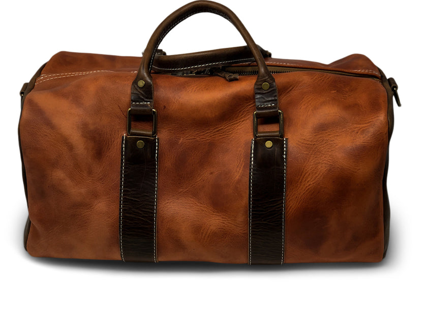 Weekender Leather Duffel | Horween English Tan Leather – Jack Foster