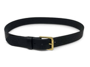 Handmade Leather OG Belt | Shrunken Buffalo | Black