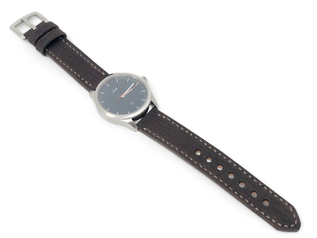 Premium Strap with Brown Sharkskin Leather