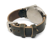 Standard Watch Strap with Horween Olive Waxed Flesh Chromexcel