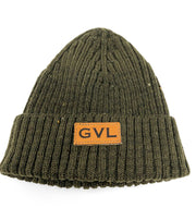GVL Beanie Olive Knit Merino Wool