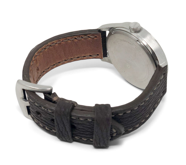 Premium Strap with Brown Sharkskin Leather