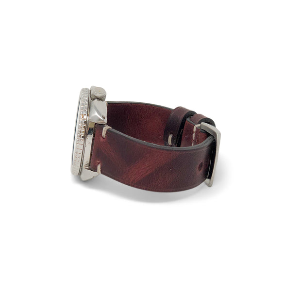 Premium Watch Strap with Russet Dublin Leather