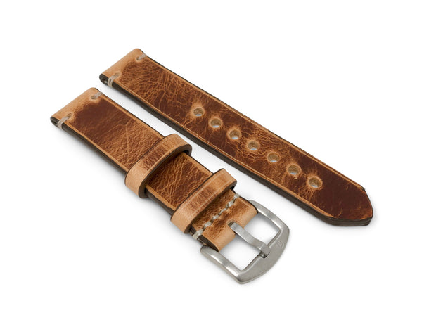 Premium Watch Strap with Natural Badalassi Waxy