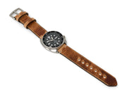 Premium Watch Strap with Natural Badalassi Waxy