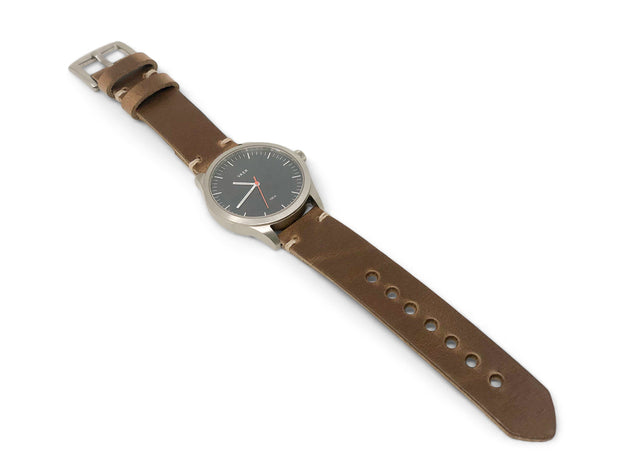 Standard Watch Strap with Natural Chromexcel Leather