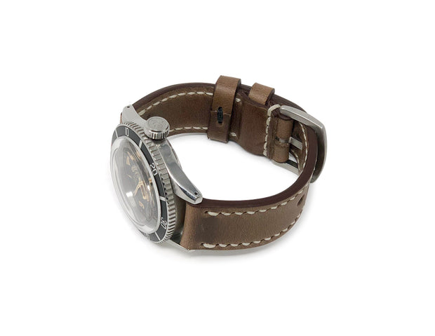 "Calhoun" Premium Watch Strap with Natural Chromexcel Leather